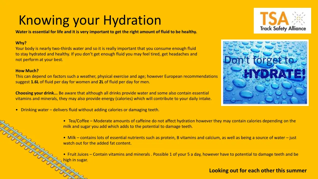 knowing your hydration water is essential