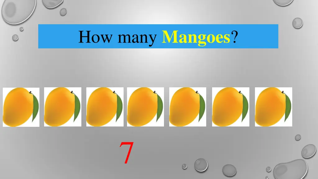 how many mangoes