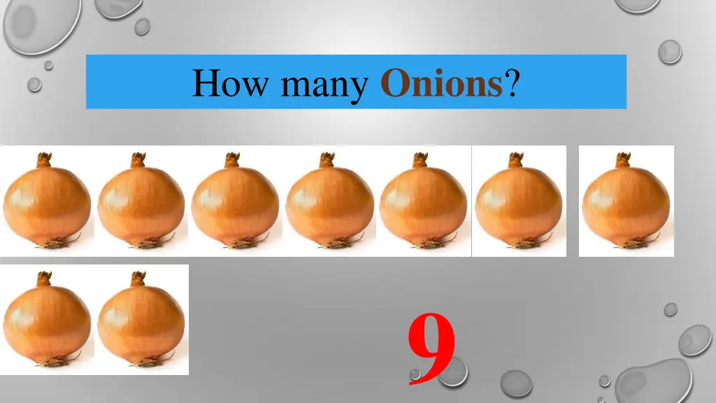 how many onions