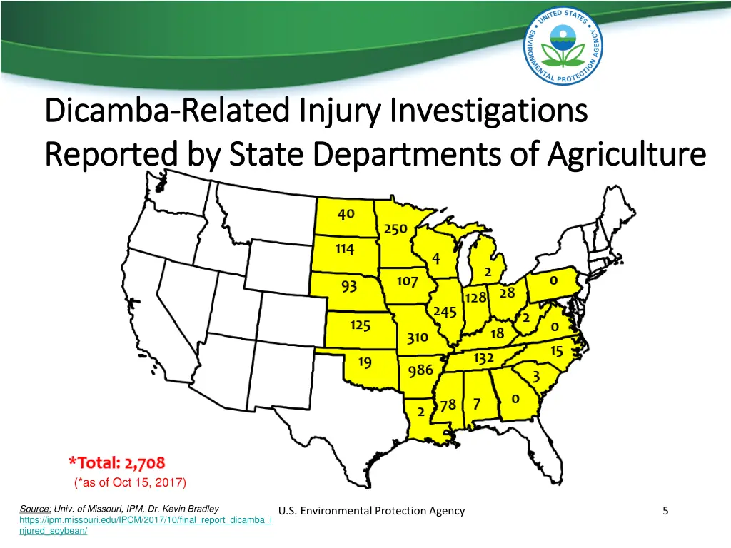 dicamba dicamba related injury investigations