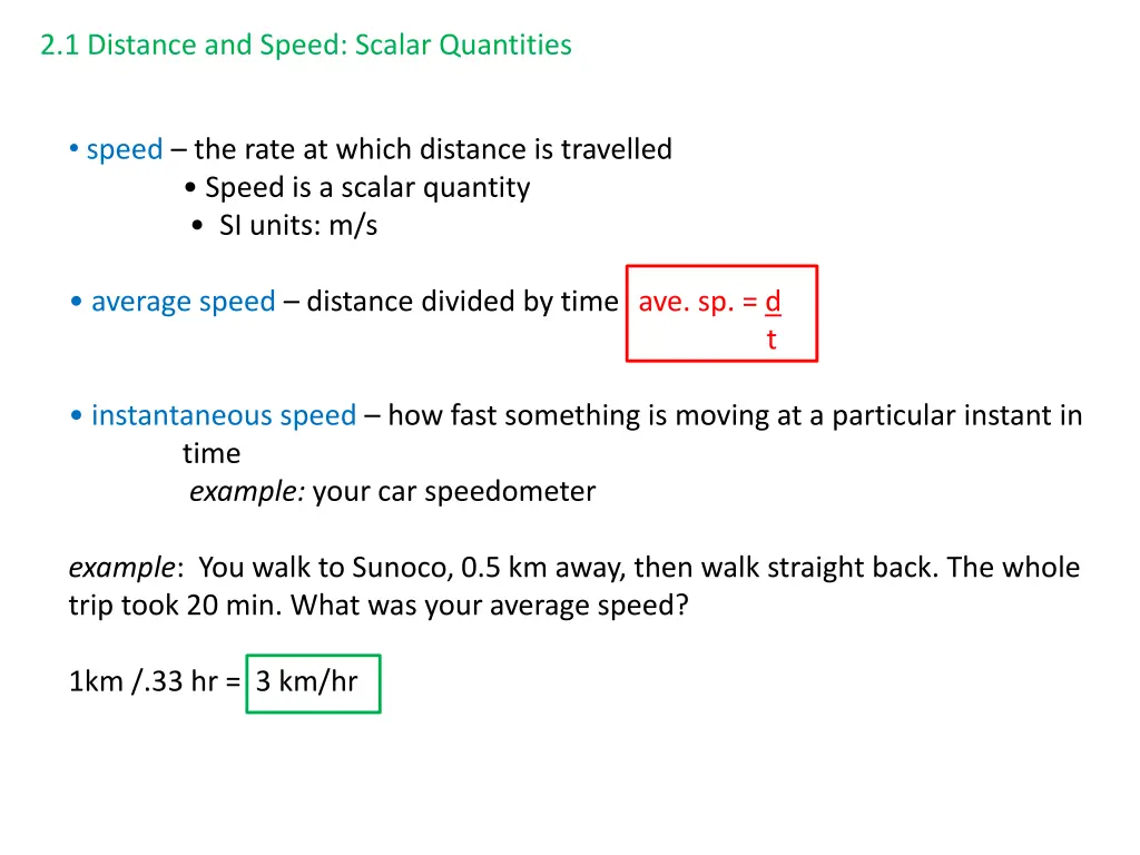 2 1 distance and speed scalar quantities 2