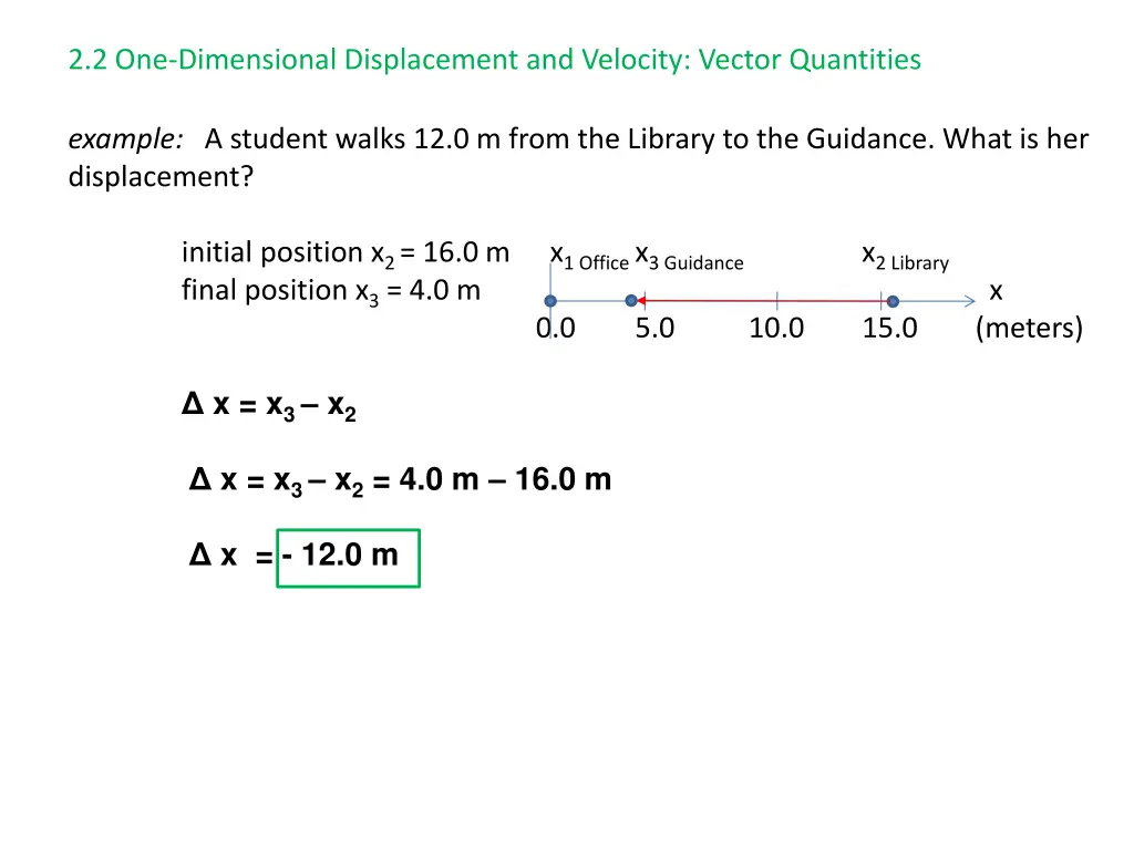 2 2 one dimensional displacement and velocity 1