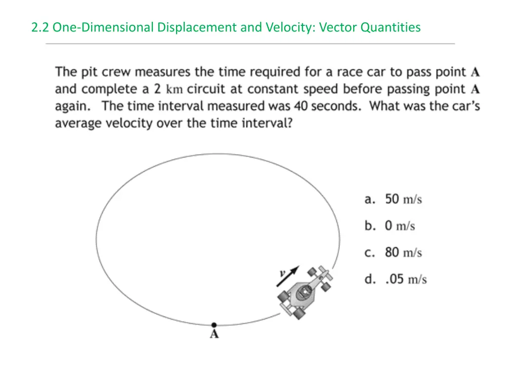 2 2 one dimensional displacement and velocity 7