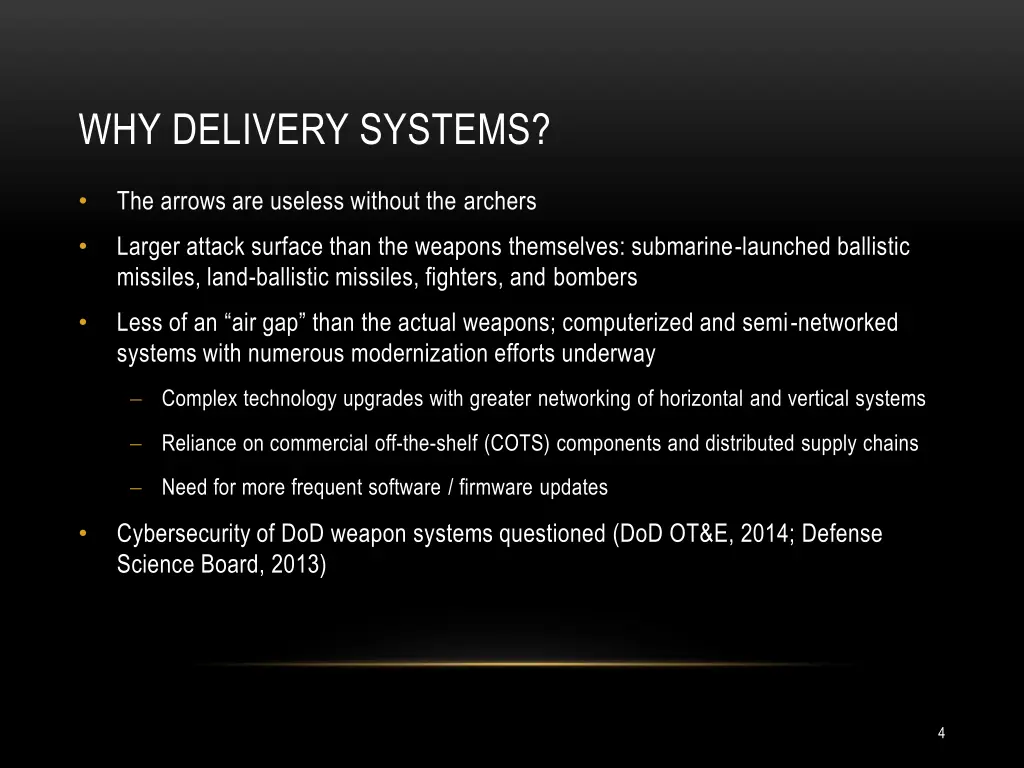 why delivery systems