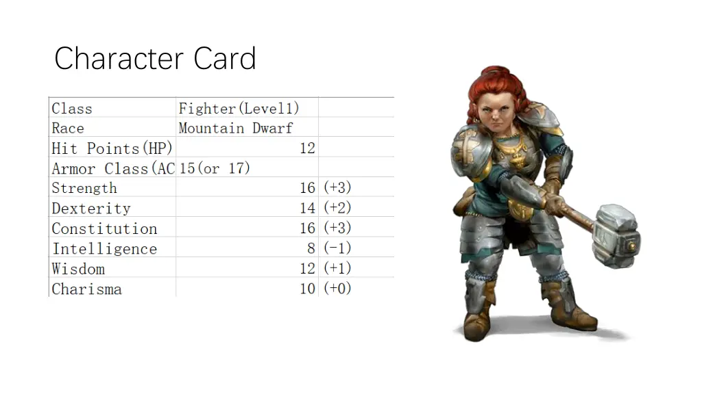 character card