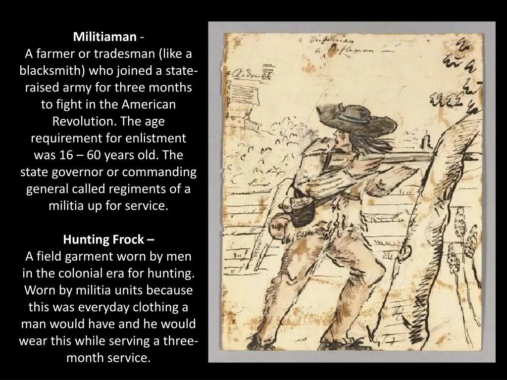 militiaman