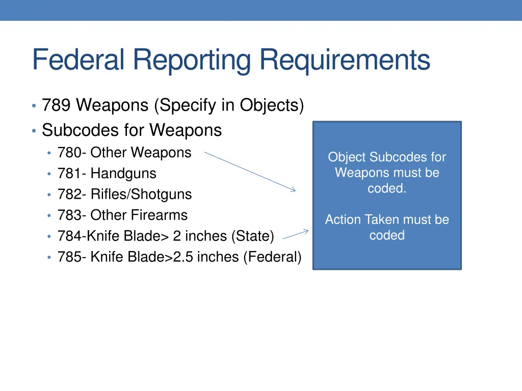 federal reporting requirements 2