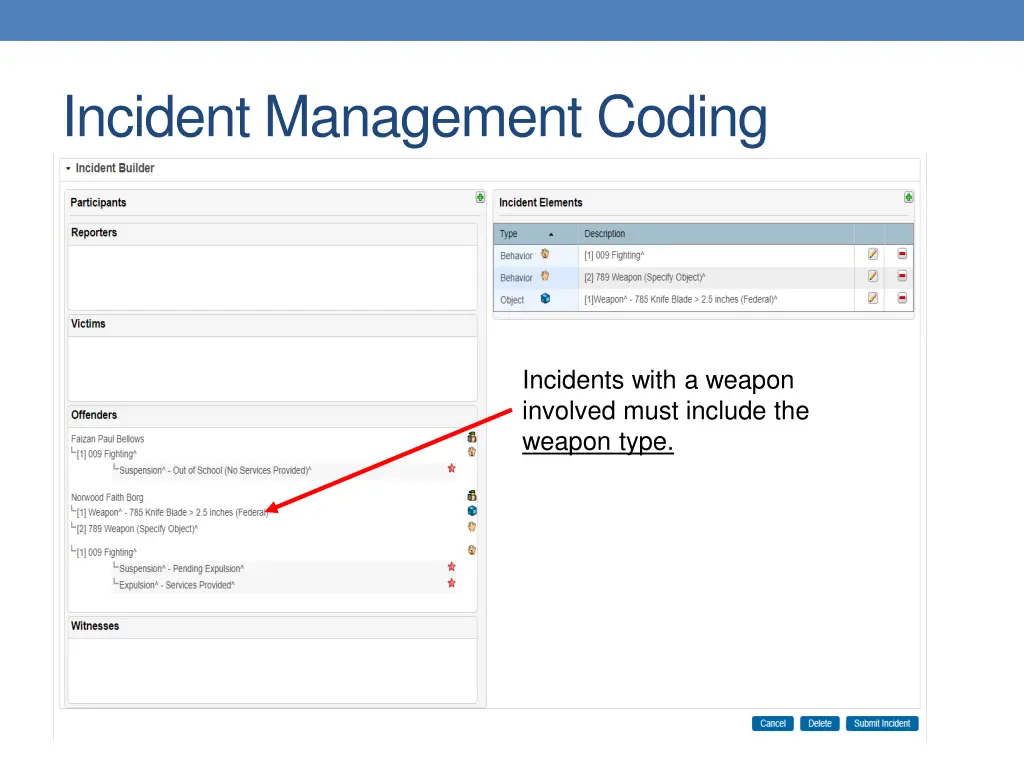 incident management coding 2