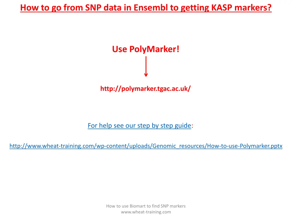 how to go from snp data in ensembl to getting