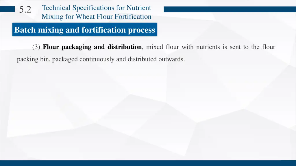 technical specifications for nutrient mixing 1