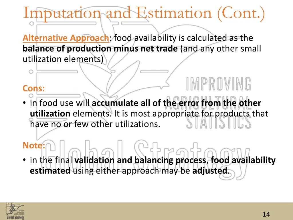 imputation and estimation cont 1