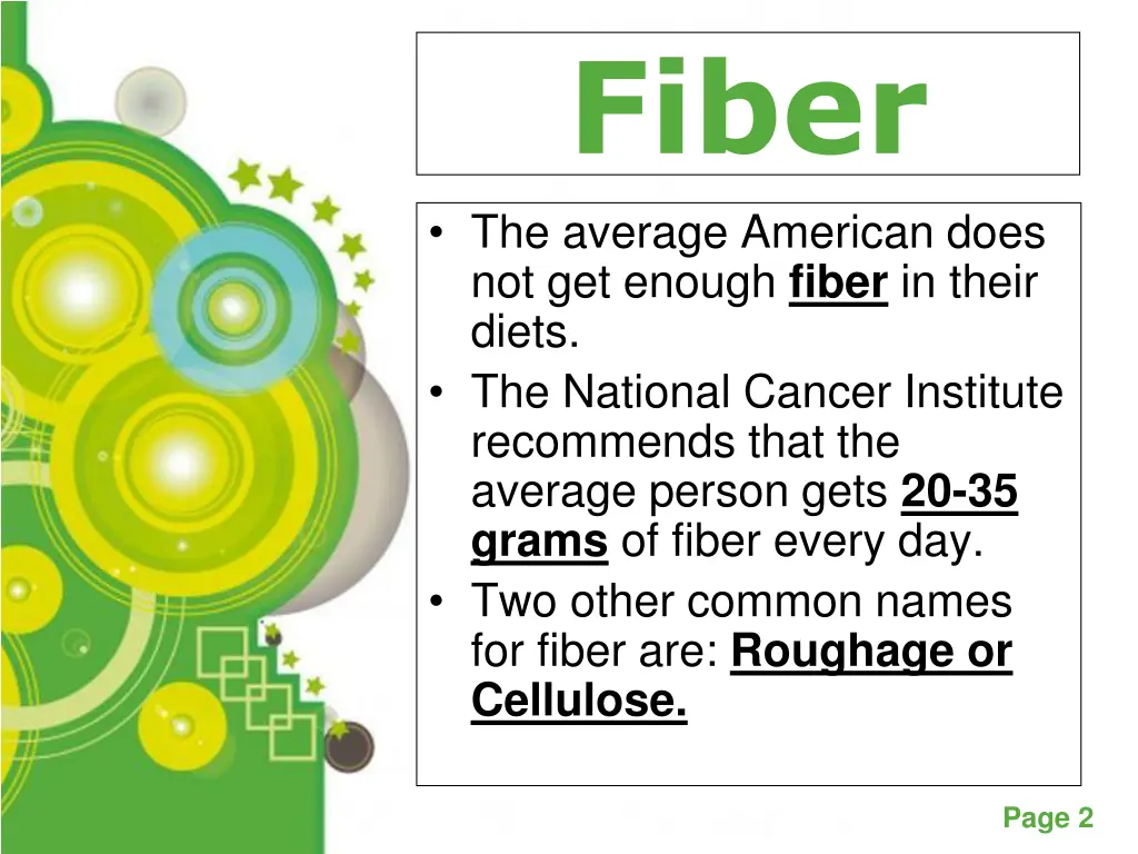 fiber 1