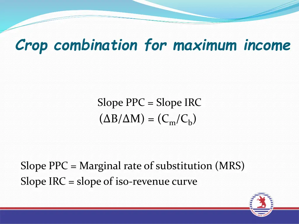 crop combination for maximum income