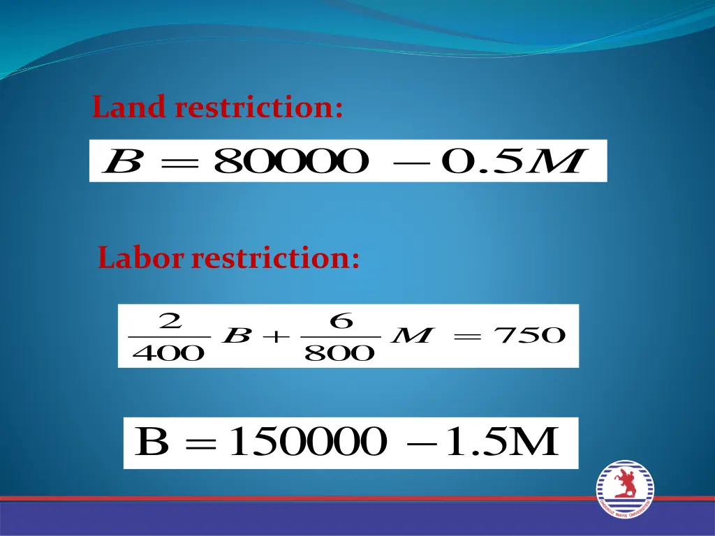 land restriction