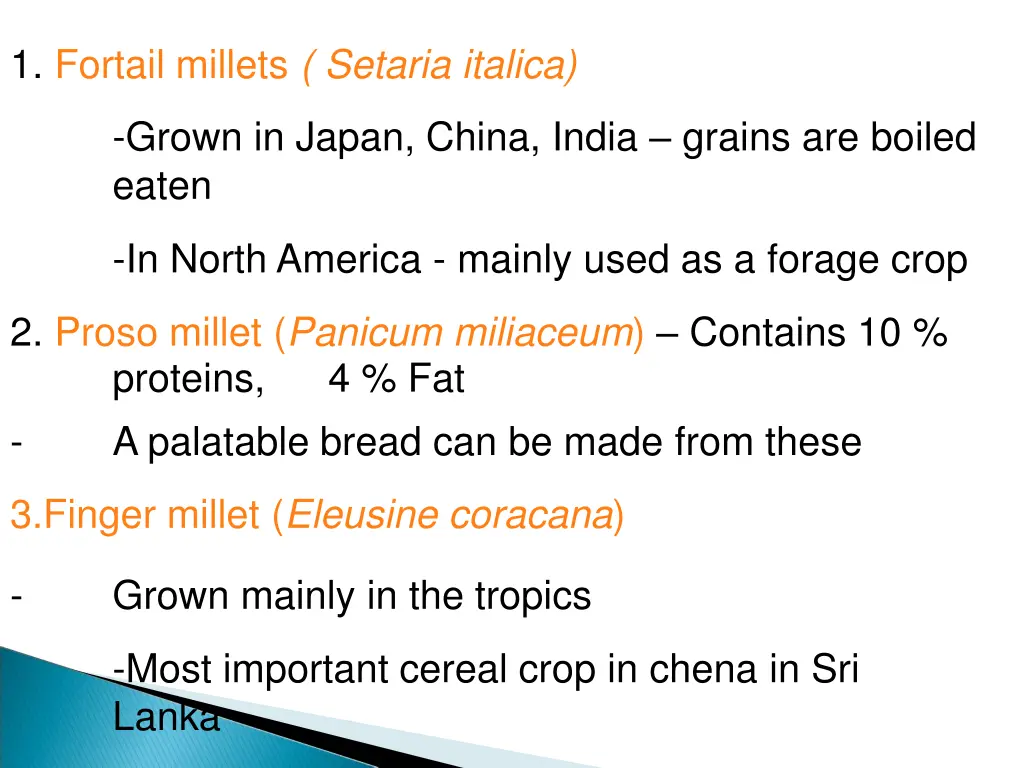 1 fortail millets setaria italica