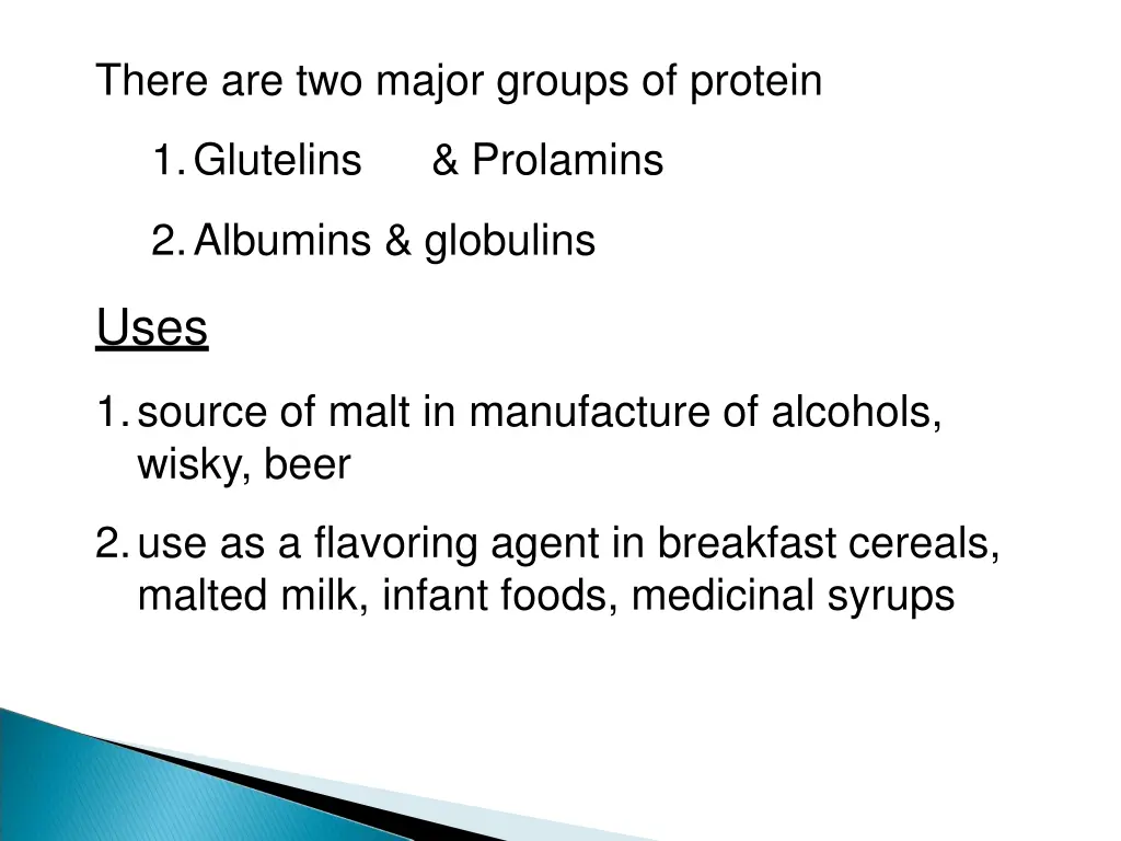 there are two major groups of protein