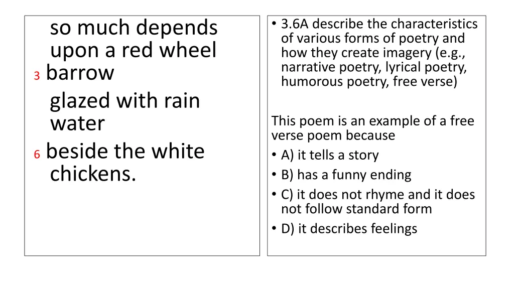 3 6a describe the characteristics of various