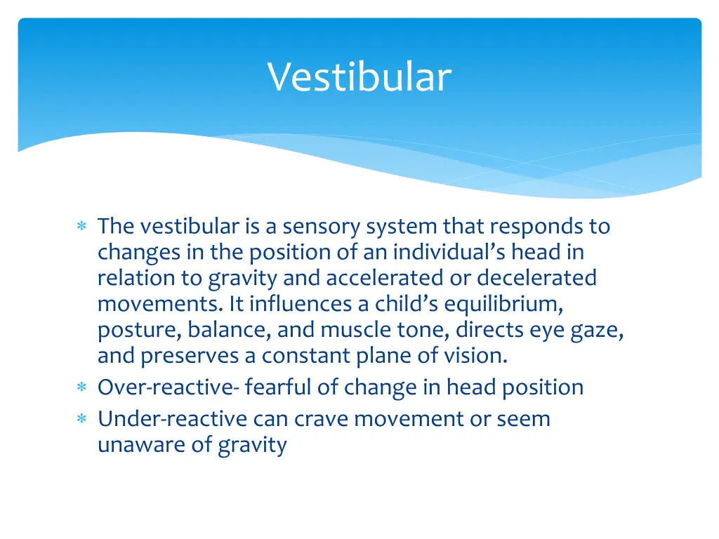 vestibular