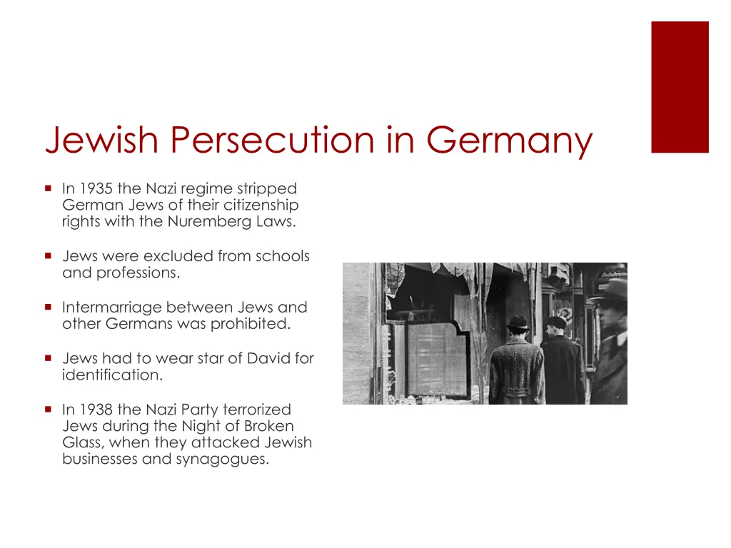 jewish persecution in germany