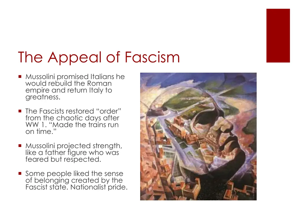 the appeal of fascism