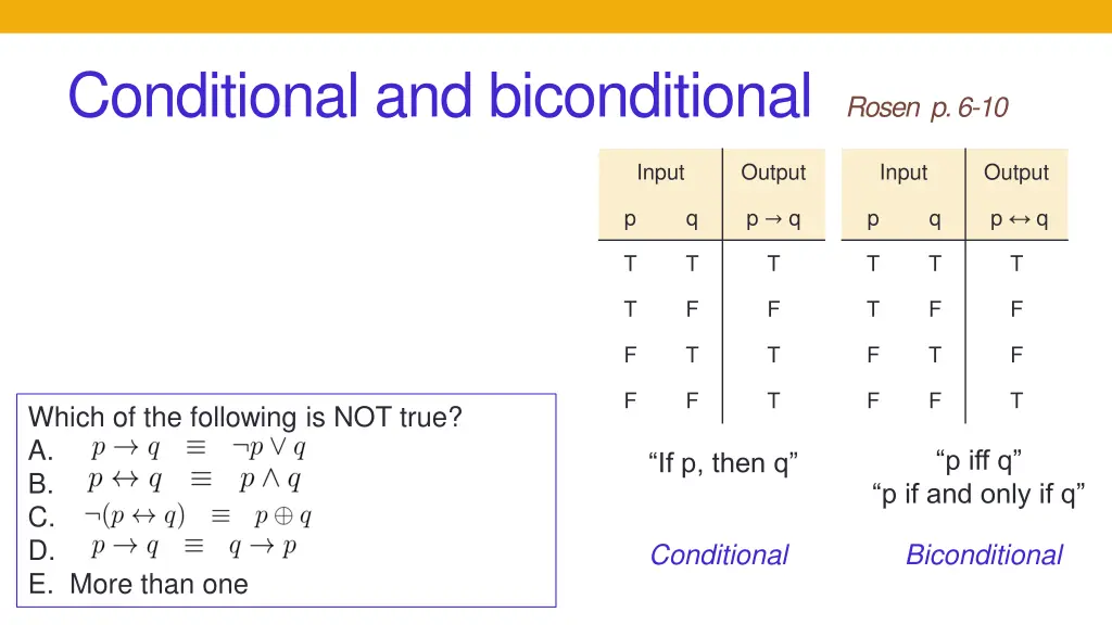 conditional and biconditional rosen p 6 10