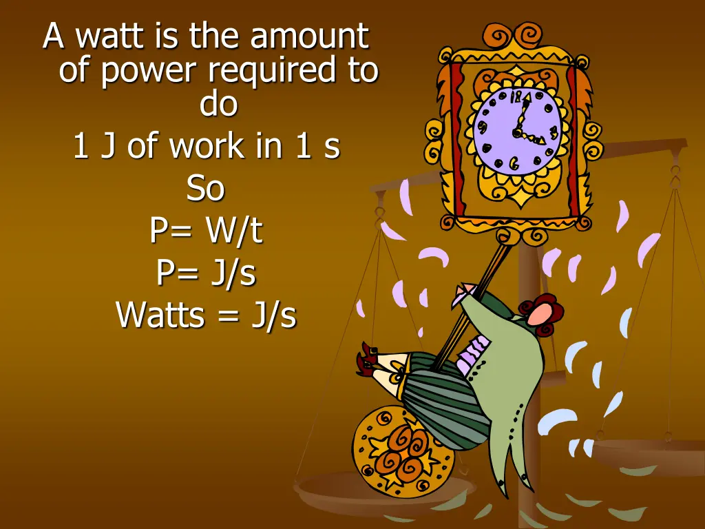 a watt is the amount of power required