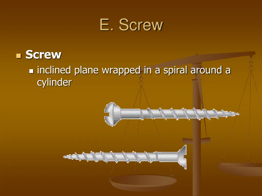 e screw