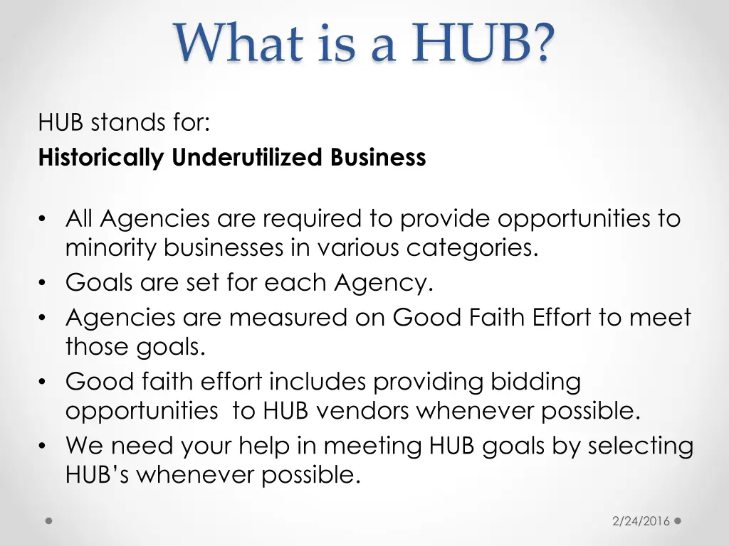 what is a hub