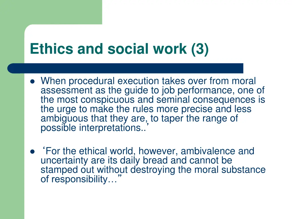 ethics and social work 3