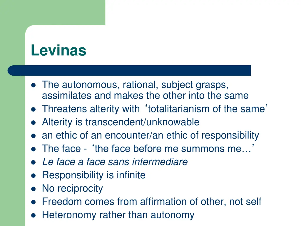 levinas