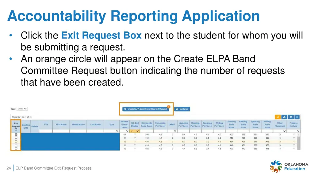 accountability reporting application 1