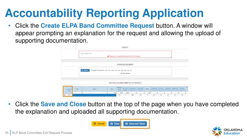 accountability reporting application click