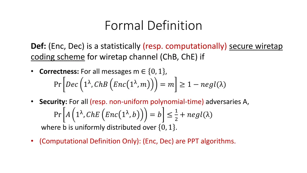 formal definition 1