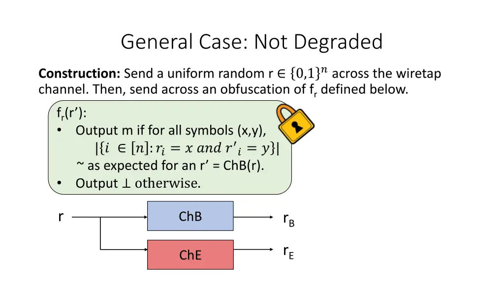 general case not degraded 1