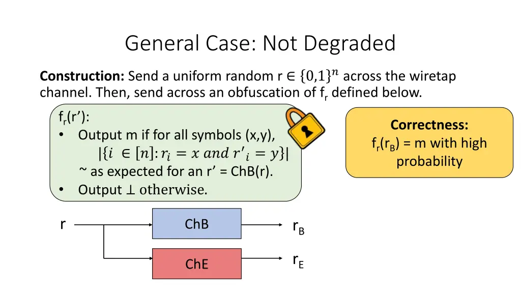 general case not degraded 2