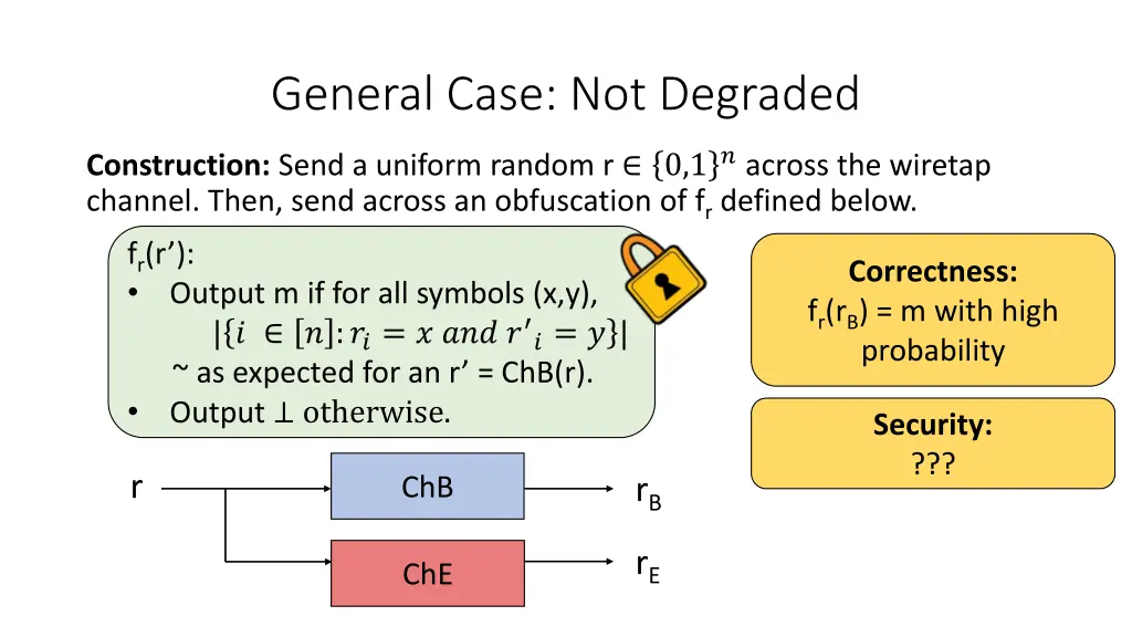 general case not degraded 3