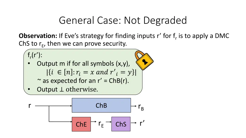 general case not degraded 4