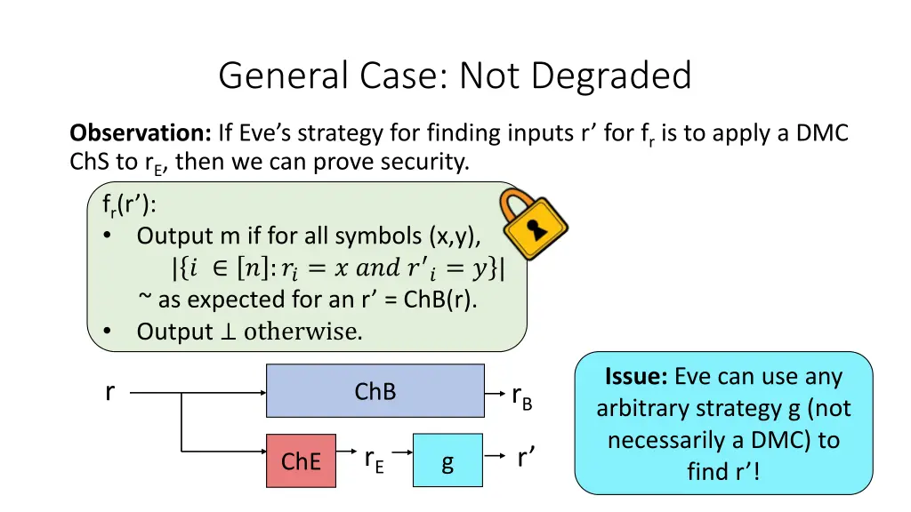 general case not degraded 6