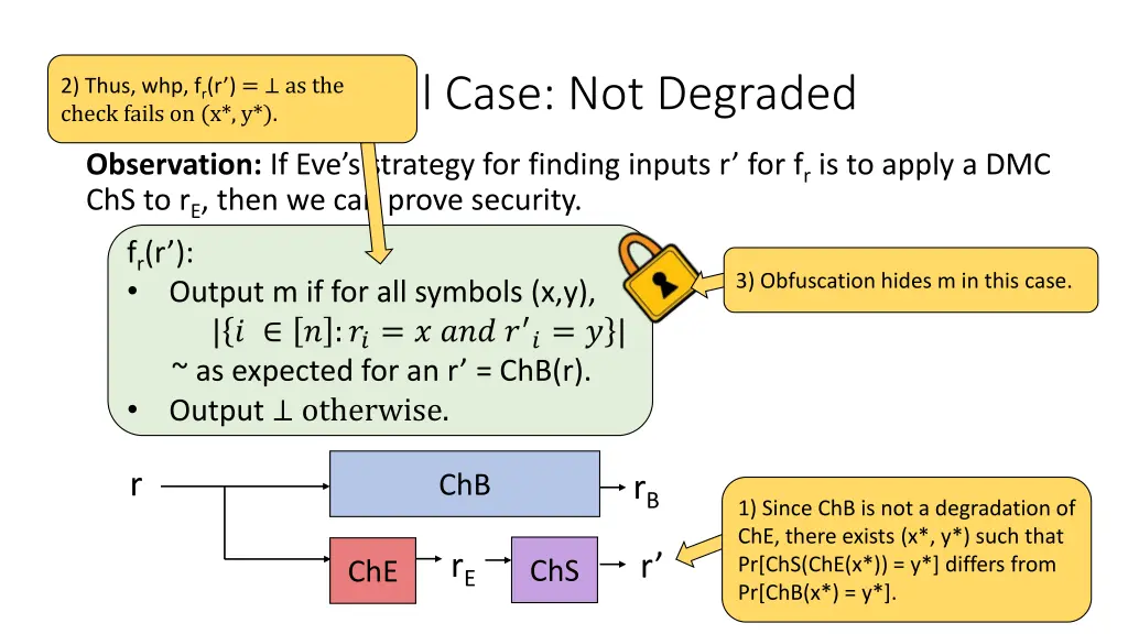 general case not degraded check fails on x y 1