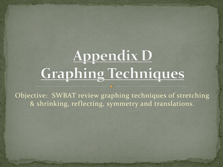 appendix d graphing techniques