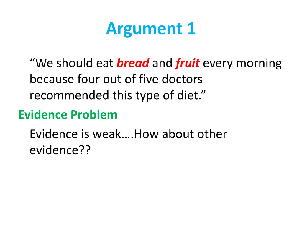 argument 1 1