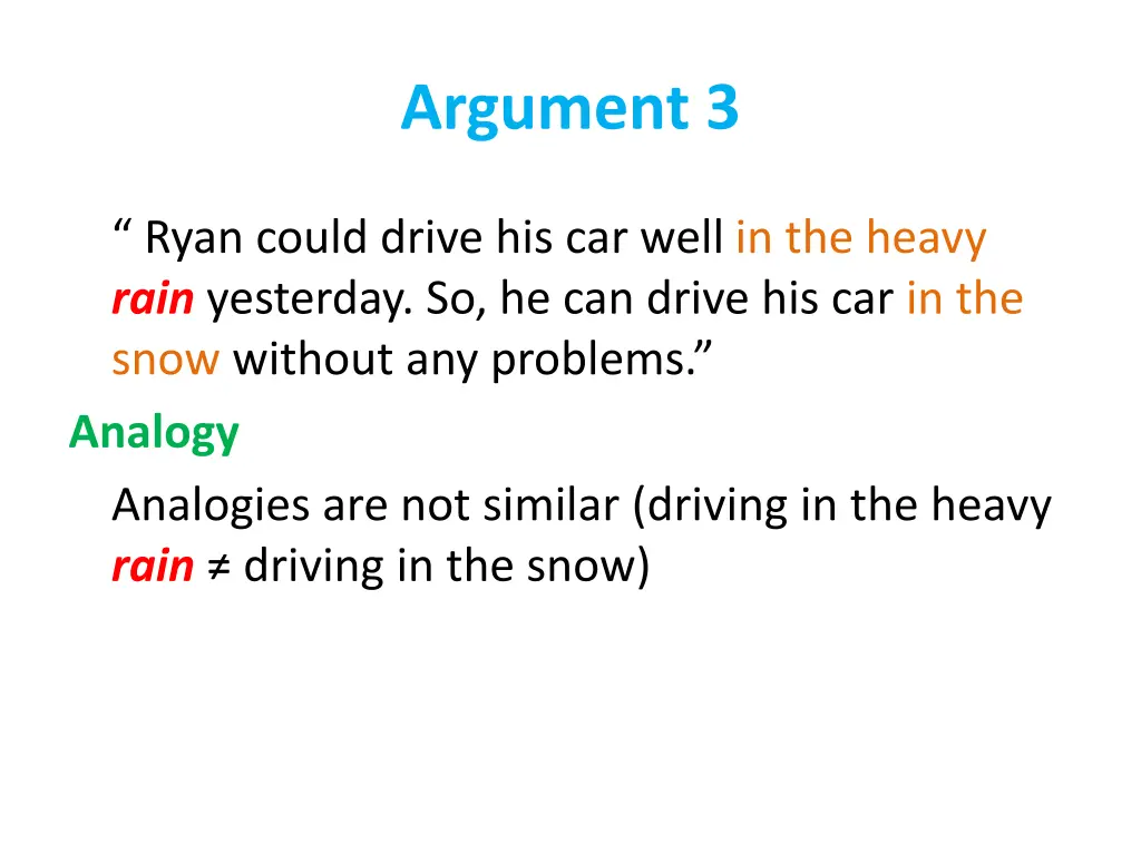 argument 3 1