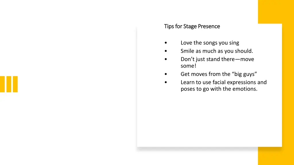 tips for stage presence tips for stage presence 3