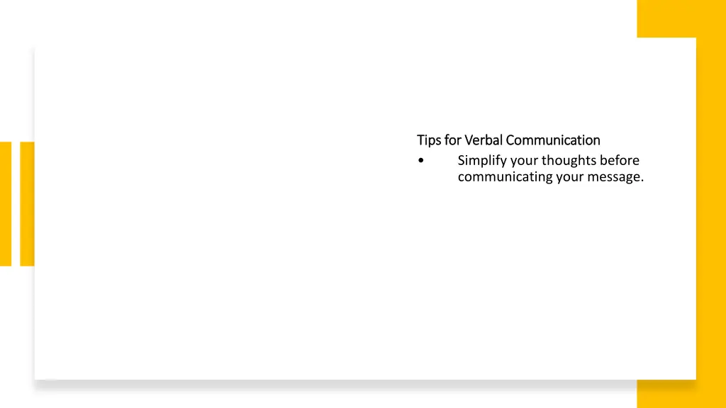 tips for verbal communication tips for verbal