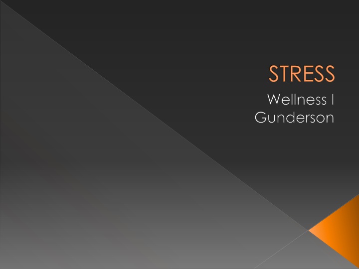 stress wellness i gunderson