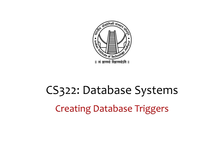 cs322 database systems