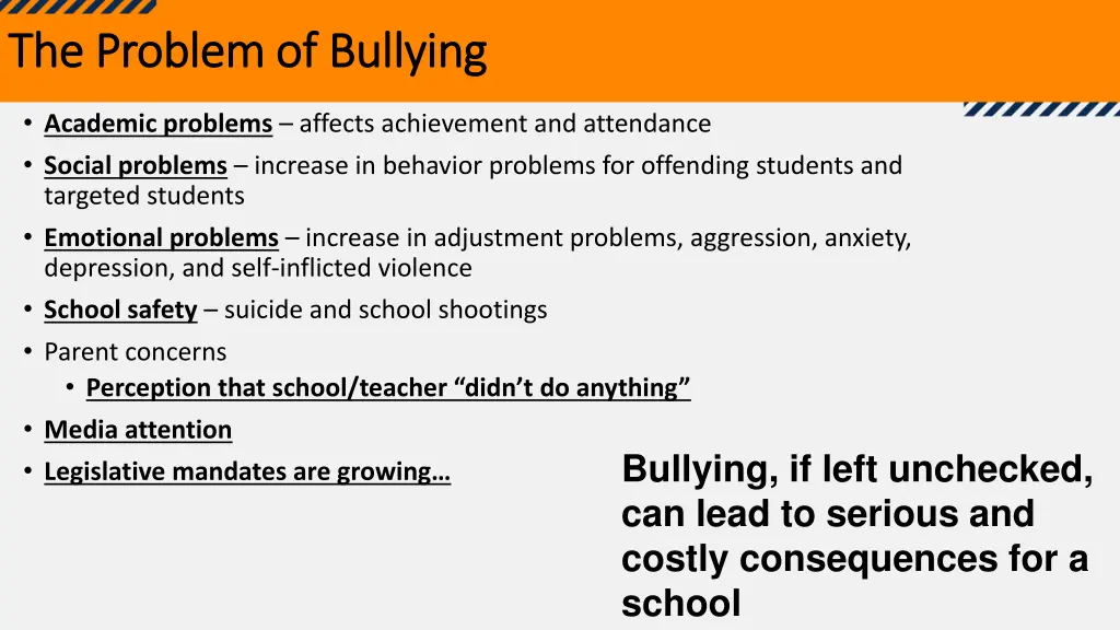 the problem of bullying the problem of bullying