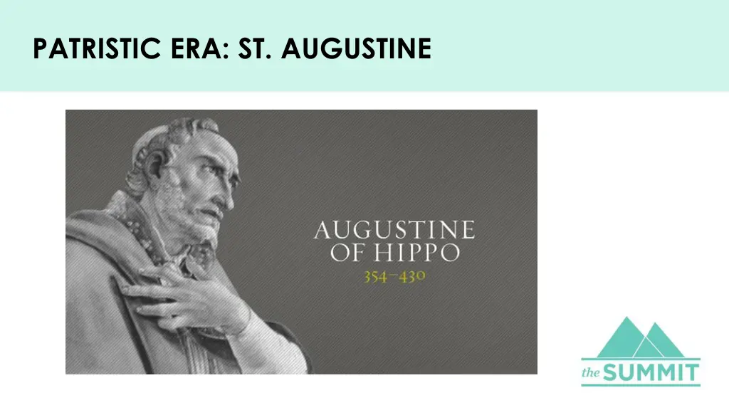 patristic era st augustine