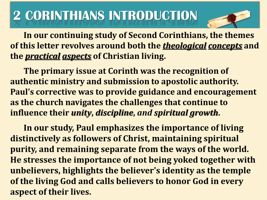 2 corinthians introduction