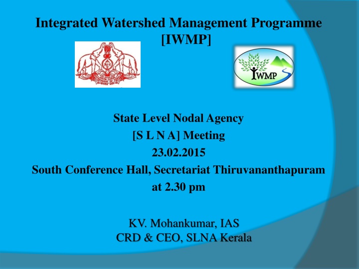 integrated watershed management programme iwmp